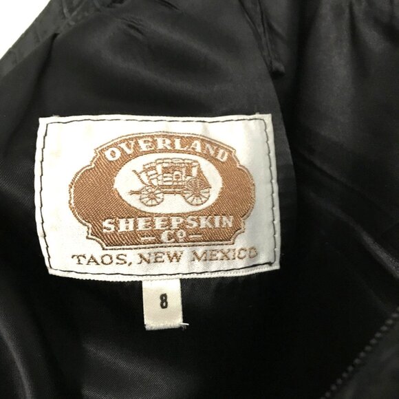 Overland Womens Embossed Black Leather Pencil Skirt Size XS-0 U.S.A. - Picture 3 of 7